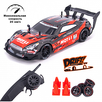 картинка Радиоуправляемая машина для дрифта Nissan GTR R35 4WD 1:14 - RC-18B 