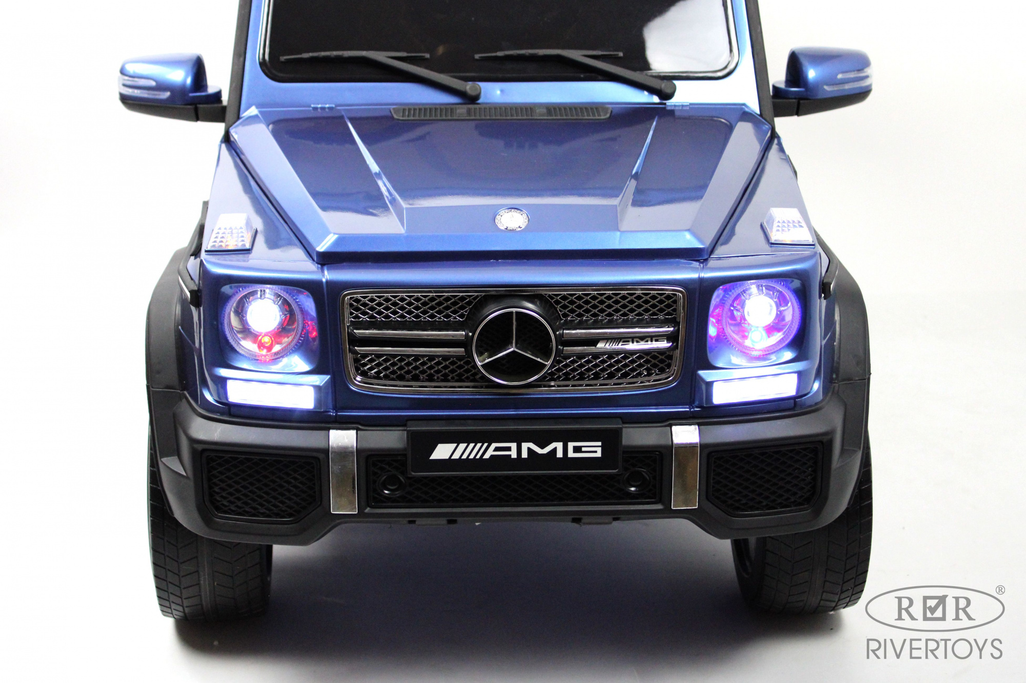 картинка Детский электромобиль Мercedes-Benz AMG G65 синий глянец 