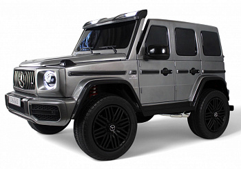 картинка Детский электромобиль Mercedes Benz G63 Y777YY серый глянец 