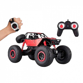 картинка Радиоуправляемый красный краулер MZ 4WD 1:10 (48 см, пульт+часы) - MZ-YY2025-RED 