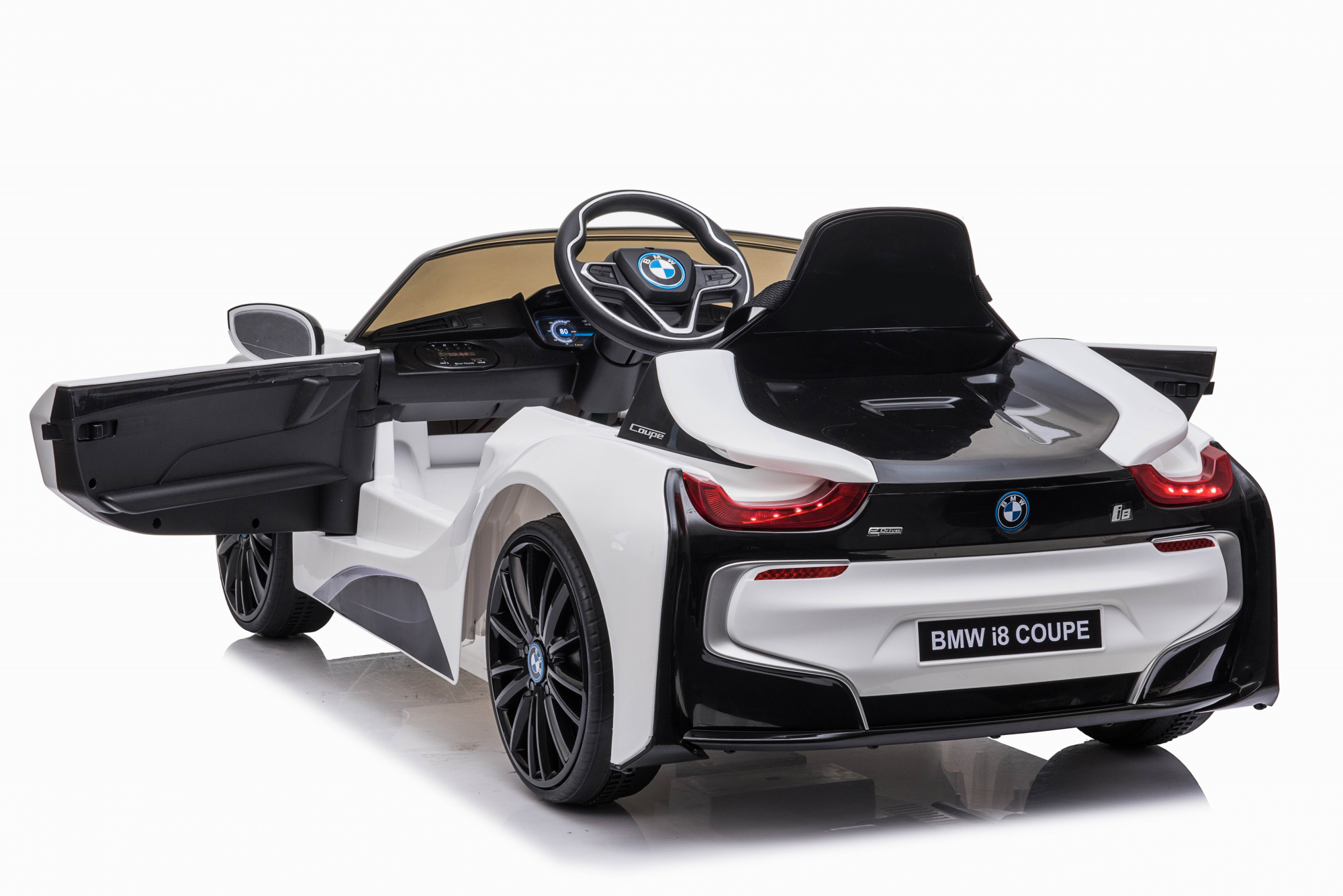 картинка Детский электромобиль BMW i8 Coupe 12V - JE1001-WHITE 