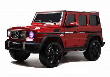 картинка Детский электромобиль Мercedes-Benz AMG G65 вишневый глянец 