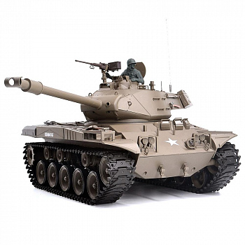 картинка Радиоуправляемый танк Heng Long US M41A3 Bulldog масштаб 1:16 2.4 G - 3839-1 V7.0 