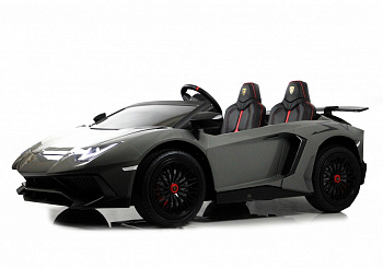 картинка Детский электромобиль Lamborghini Aventador SV (M777MM) серый 