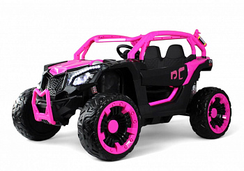картинка Детский электромобиль X707XX черно-розовый 