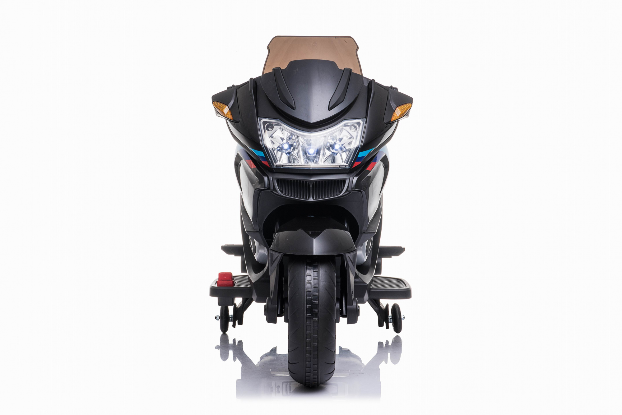 картинка Детский электромотоцикл XMX (черный, EVA, с ручкой газа, 12V) - XMX609-BLACK 