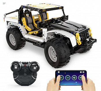 картинка Радиоуправляемый конструктор CaDa внедорожник Jeep Wranger Pioneer, 542 элемента - C51045W 