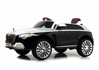 картинка Детский электромобиль М001БХ 4WD черно-серебристый глянец 