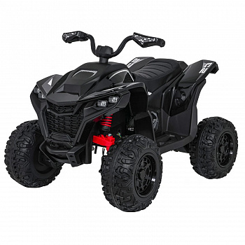 картинка Детский электромобиль квадроцикл Outlander (черный, 24V, 4WD, пульт, EVA) - XMX652-24V-4WD-BLACK 