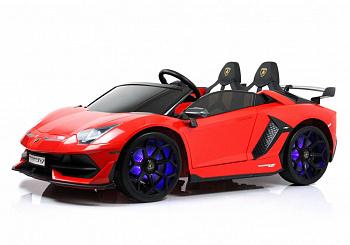 картинка Детский электромобиль Lamborghini Aventador SVJ (A111MP) красный 