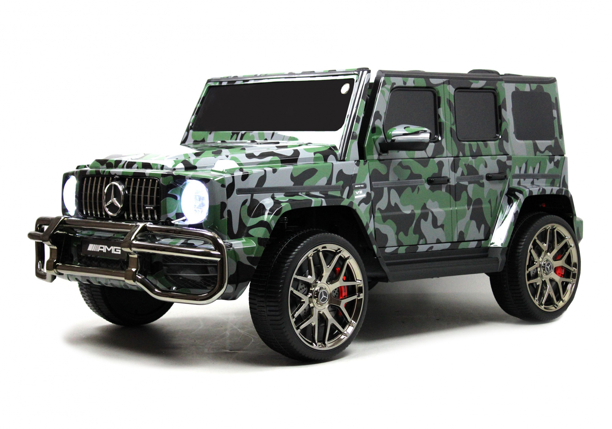картинка Детский электромобиль Mercedes-AMG G63 4WD (S307) камуфляж 