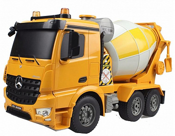 картинка Радиоуправляемая бетономешалка Double E Mercedes-Benz Arocs 1:20 2.4G - E528-003 