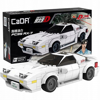 картинка Конструктор CADA автомобиль Mazda FC35 RX-7, 282 элемента - C55012W 
