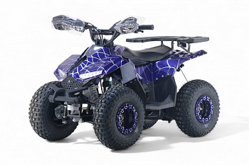 картинка Детский квадроцикл LEON 49CC синий спайдер 