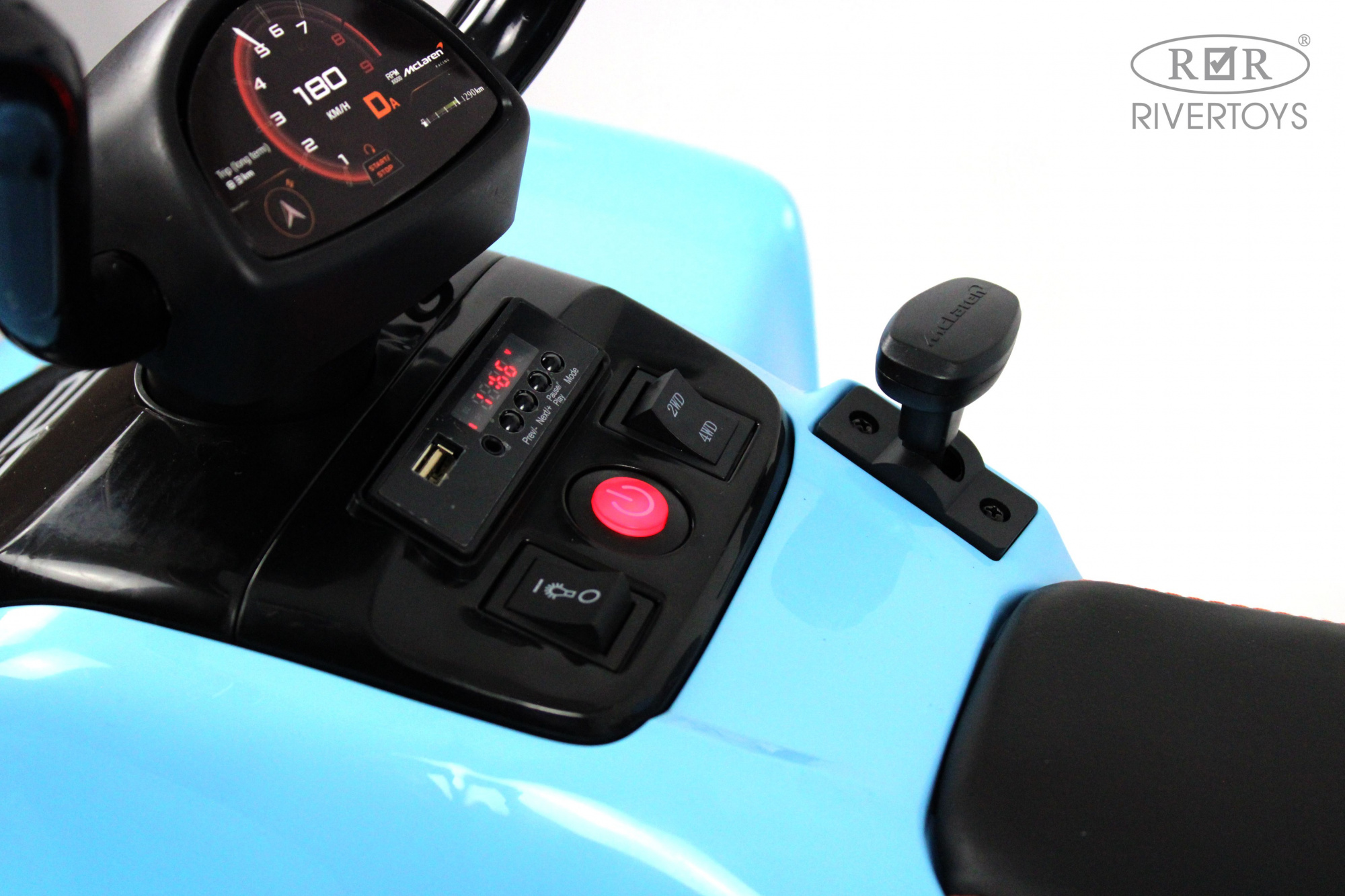 картинка Детский электроквадроцикл McLaren JL212 (P111BP) голубой 