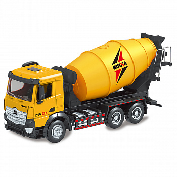 картинка Масштабная модель бетономешалка Huina 1:50 - HN1737-YELLOW 
