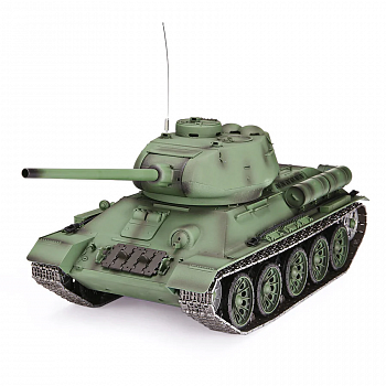 картинка Радиоуправляемый танк Heng Long T-34 Pro V7.0 масштаб 1:16 RTR 2.4GHz - 3909-1Pro V7.0 
