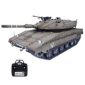картинка Радиоуправляемый танк Heng Long Merkava MK4 PRO V7.0 масштаб 1:16 2.4G - 3958-1PRO V7.0 