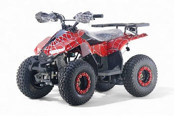 картинка Детский квадроцикл LEON 49CC красный спайдер 
