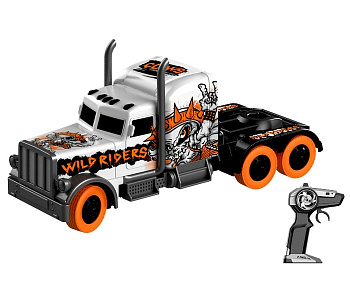 картинка Радиоуправляемый грузовик - тягач WILD RIDERS (2WD, акб, 1:16) - GM1930-ORANGE 