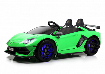 картинка Детский электромобиль Lamborghini Aventador SVJ (A111MP) зеленый 