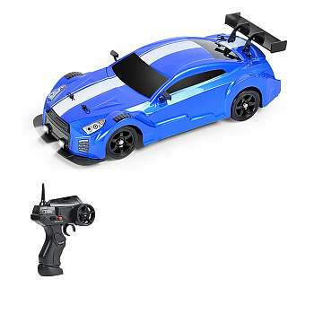 картинка Радиоуправляемая машина для дрифта HB Nissan GTR (4WD, свет, пар, акб, 1:16) - SC16A02-1 