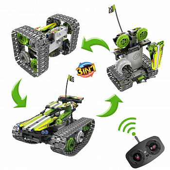 картинка Радиоуправляемый конструктор QiHui "Stunt Car 3in1" (353 детали) - QH8015 