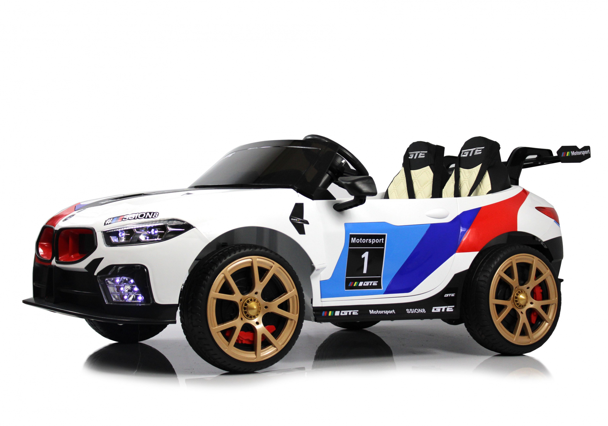 картинка Детский электромобиль F555FF белый 