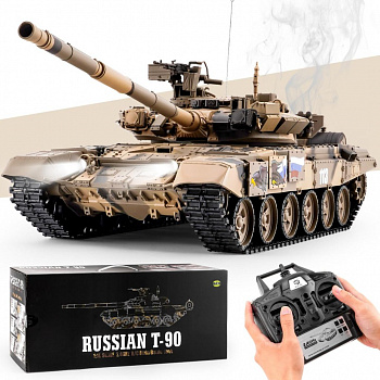 картинка Радиоуправляемый танк Heng Long Т-90 S version V7.0 масштаб 1:16 RTR 2.4G - 3938-1Upg V7.0 