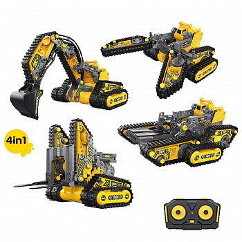 картинка Конструктор 4 в 1 HB TOYS Строительная техника, 176 элементов - HB-SG01 