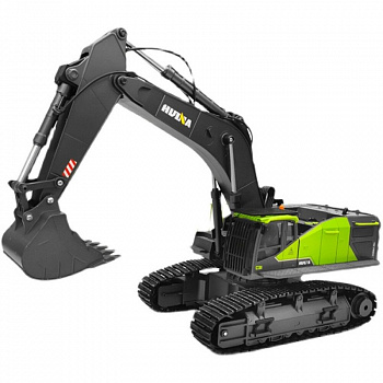 картинка Металлический гусеничный экскаватор HUI NA TOYS масштаб 1:50 - HN1721-GREEN 