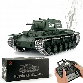 картинка Радиоуправляемый танк Heng Long KV-1 PRO V7.0 масштаб 1:16 - 3878-1PRO V7.0 