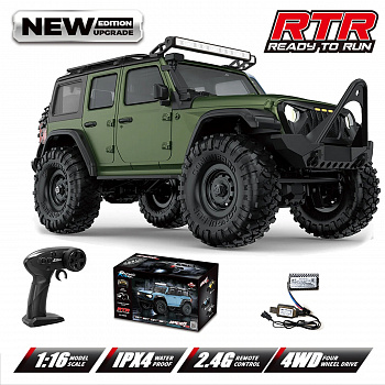 картинка Радиоуправляемый краулер HB Wrangler (32 см, 4WD, 1:16) - HB-R1605 