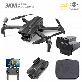 картинка Квадрокоптер MJX B18 PRO Combo 4K 3-Axis Gimbal EIS GPS 5G (2 АКБ) - MJX-B18PRO-COMBO 