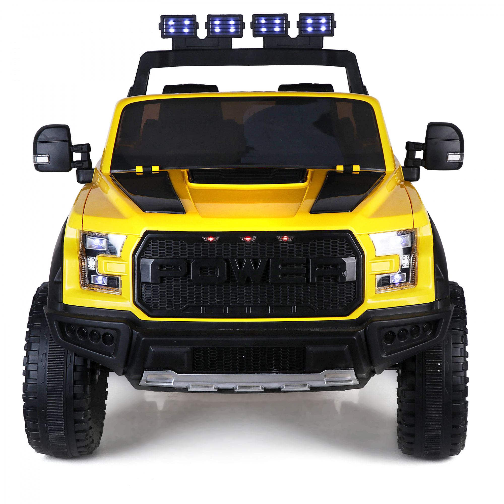 картинка Электромобиль FORD RAPTOR 12V (полный привод, EVA) - XHD-F150-YELLOW 