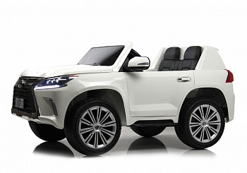 картинка Детский электромобиль Lexus LX570 (Y555YY) белый 