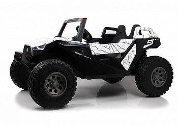 картинка Детский электромобиль A707AA LUX 4WD белый Spider 