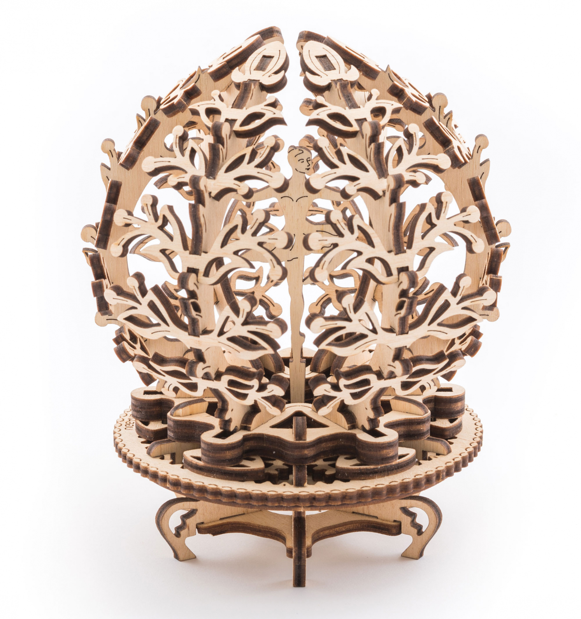 картинка Деревянный 3D конструктор Ugears "Механический цветок" - 70016 